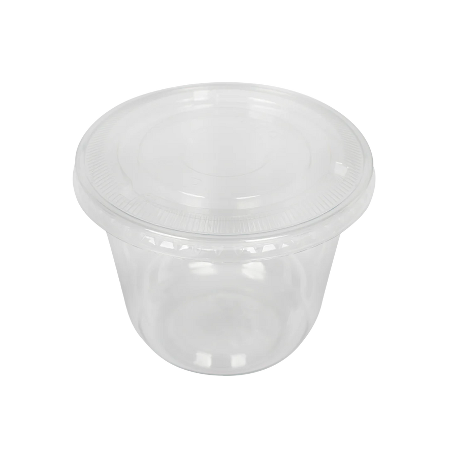 98mm PET Flat Lids, No Hole