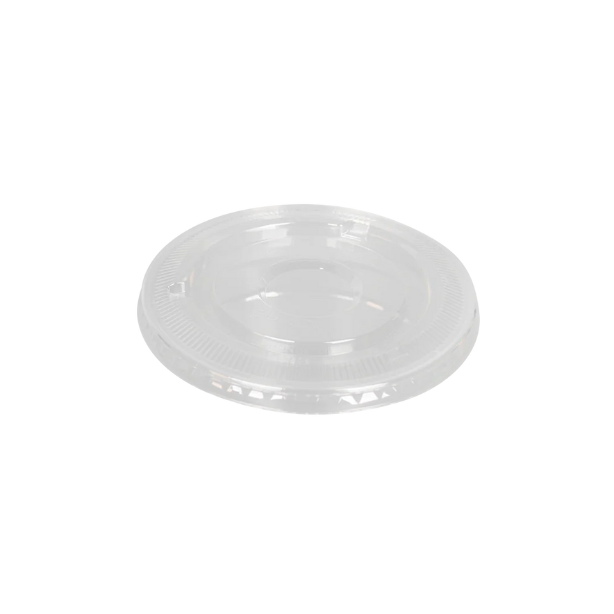 98mm PET Flat Lids, No Hole