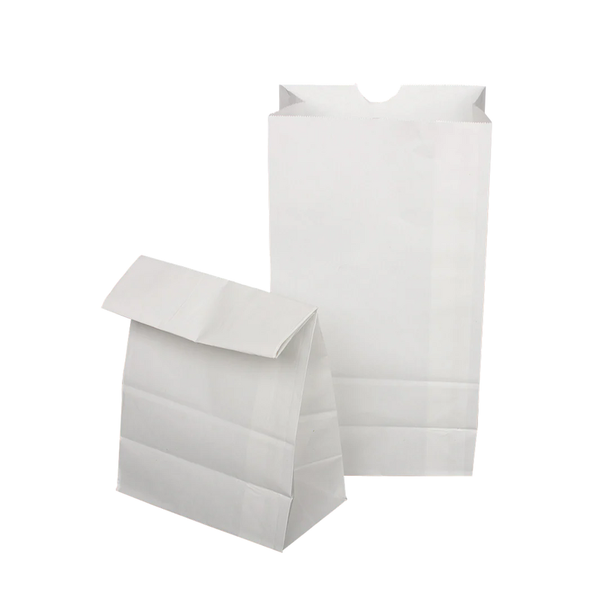 4 lb Paper Bag, White