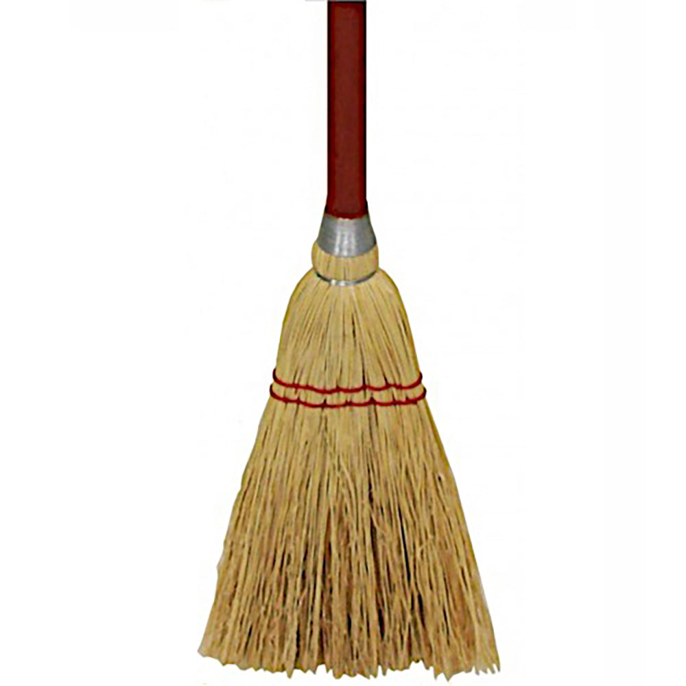 Toy Broom with 24" Wood Handle, Red