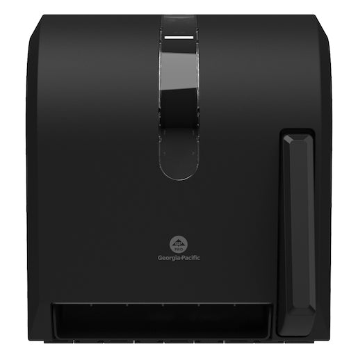 GP PRO Universal Push-Paddle Towel Dispenser, Smoke
