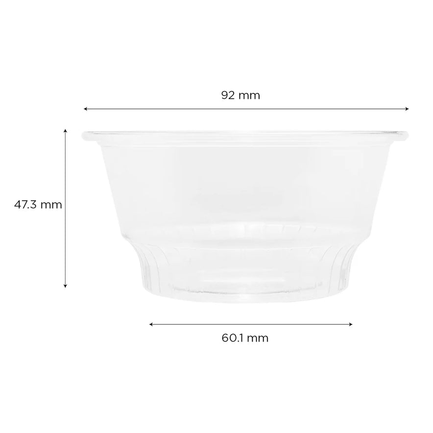 5oz PET Plastic Dessert Cups (92mm)