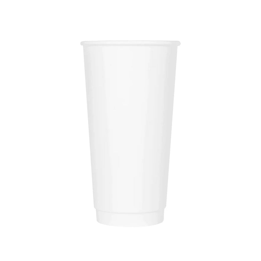 90mm 20oz Insulated Paper Hot Cup, White