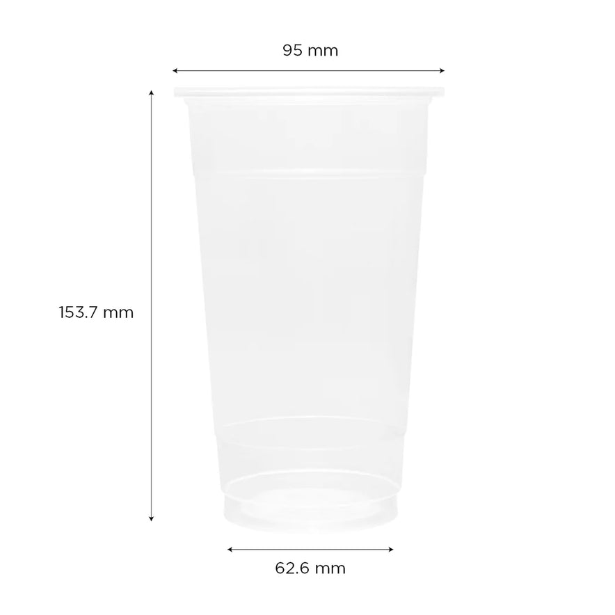 95mm 24oz PP Plastic U-Rim Cold Cup