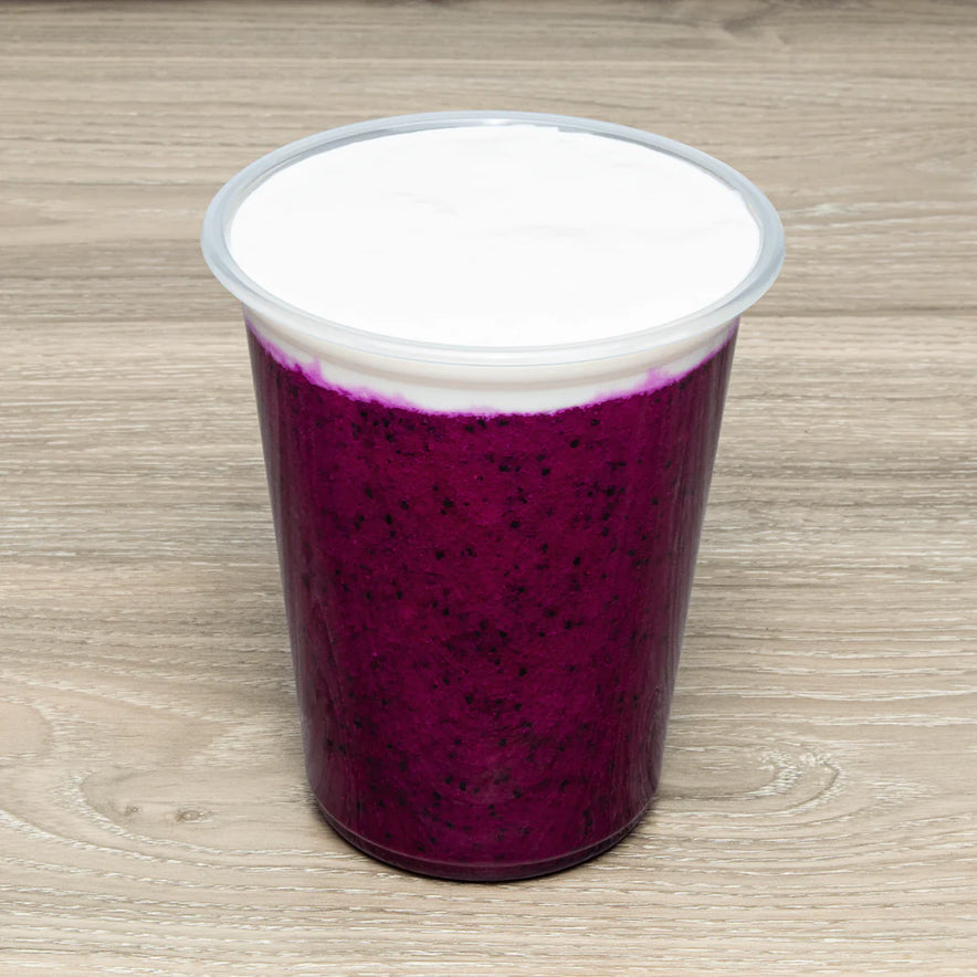 120mm 30oz PP Plastic Flat Rim Extra Wide Cold Cup