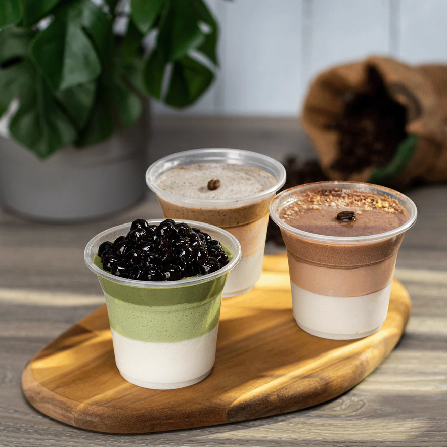 95mm 8.5oz PP Plastic U-Rim Y-Series Cold Cup