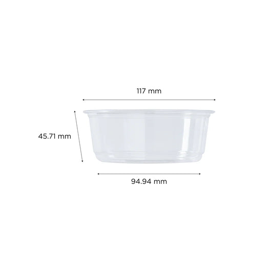 8oz PET Round Deli Container (117mm)