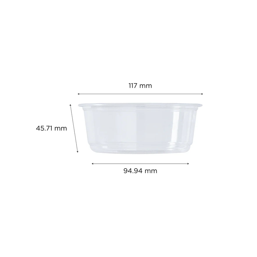 8oz PET Round Deli Container (117mm)