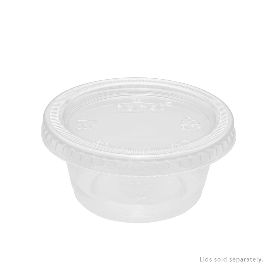2 oz PP Plastic Portion Cups, Clear