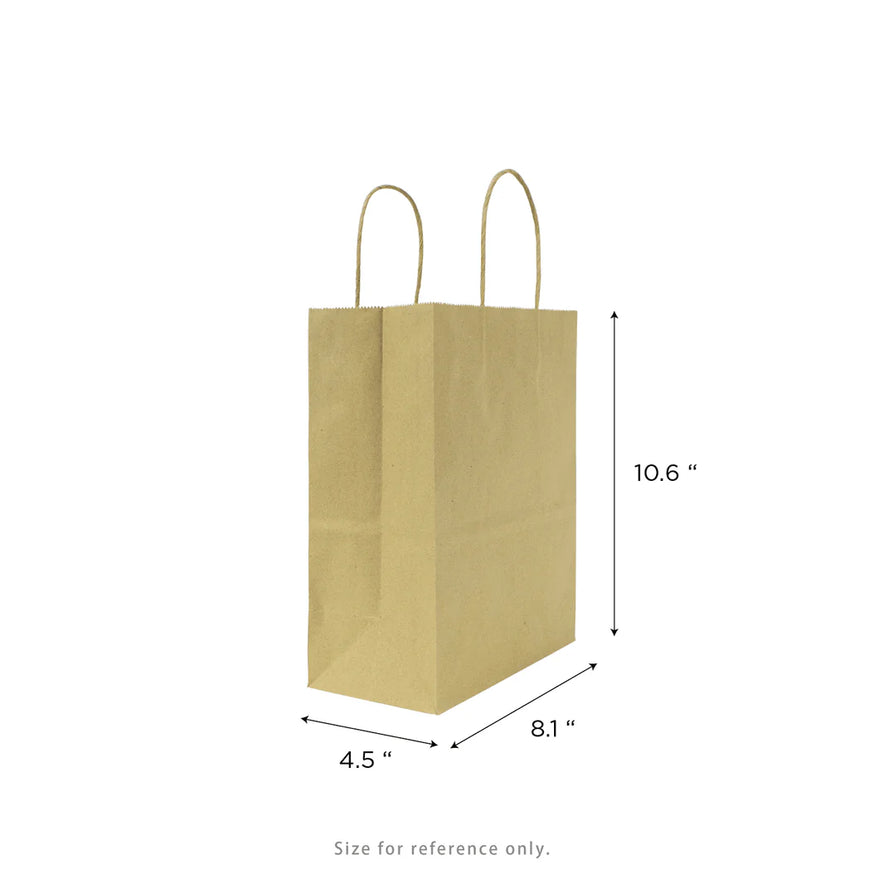 Balboa Paper Shopping Bags (Small), Kraft
