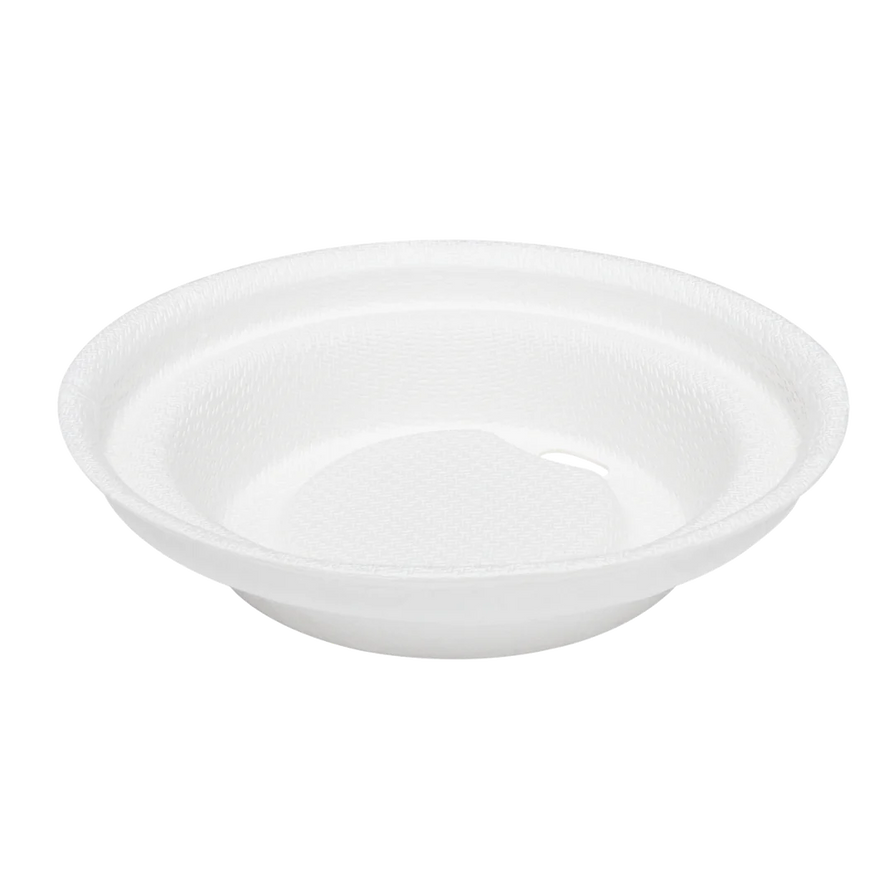 80mm Bagasse Sipper Dome Lid for 8oz Hot Cup, White