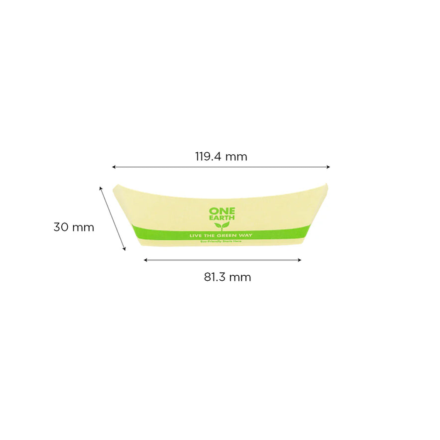 0.5 lb Bamboo Natural Food Tray , Generic Print