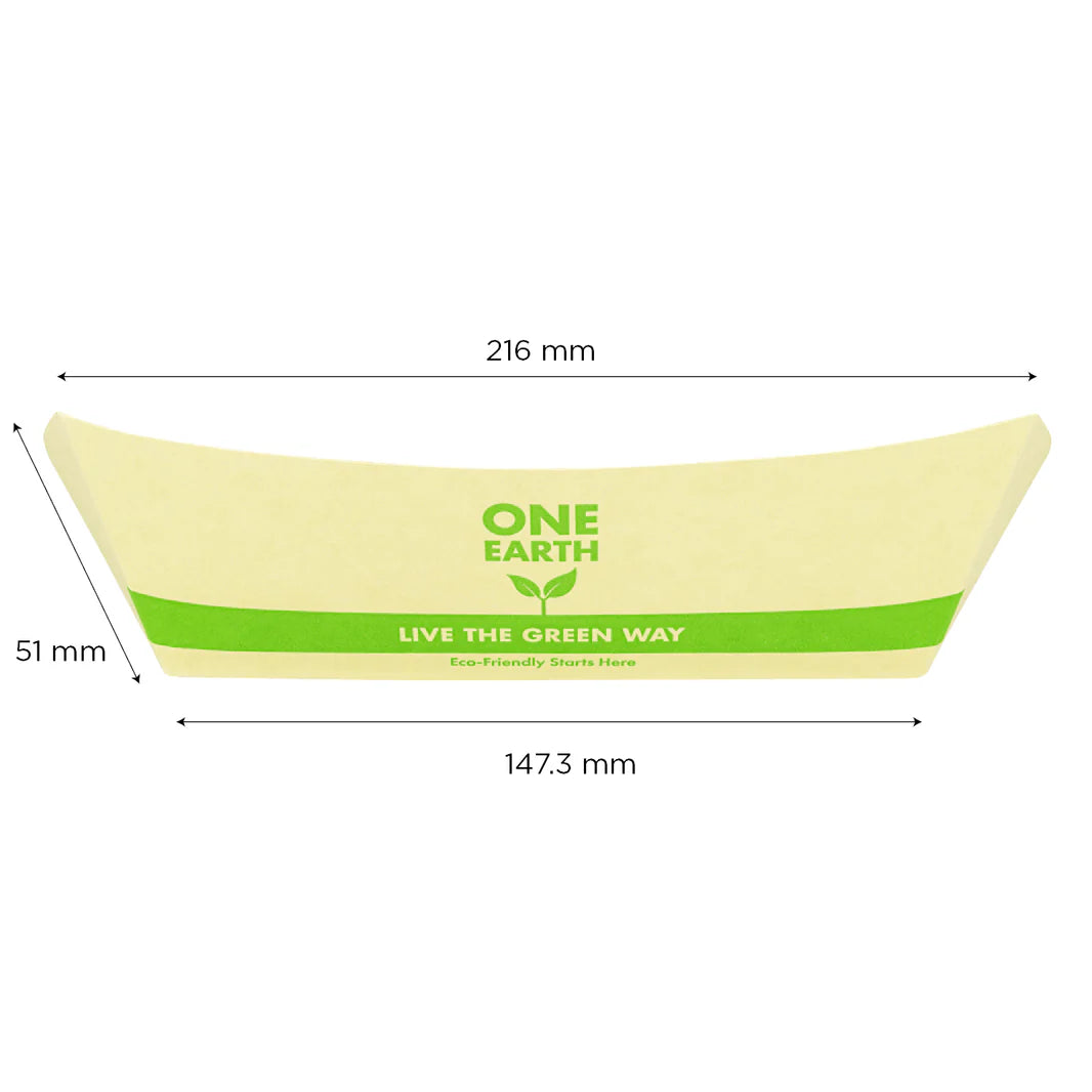 5.0 lb Bamboo Natural Food Tray, Generic Print