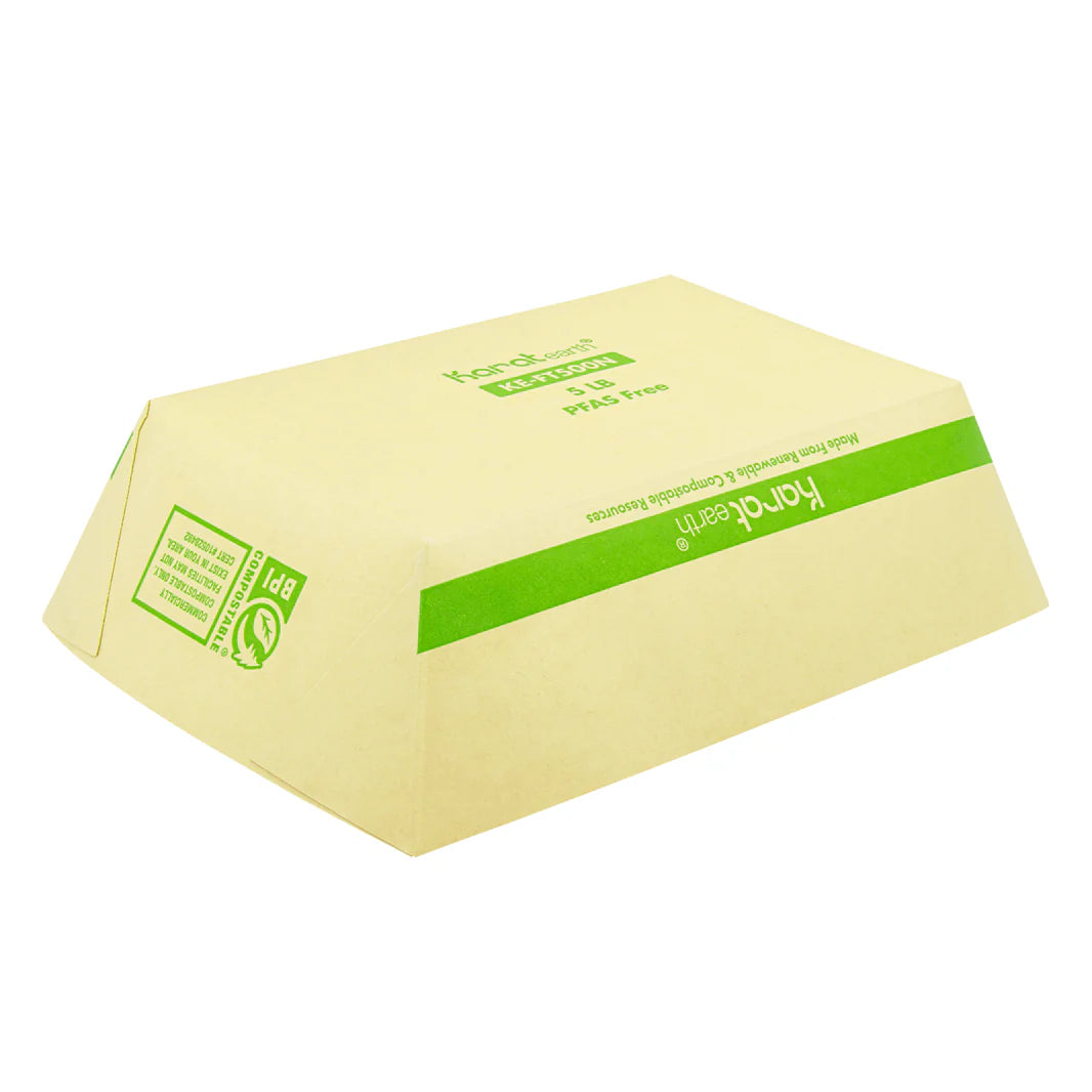 5.0 lb Bamboo Natural Food Tray, Generic Print