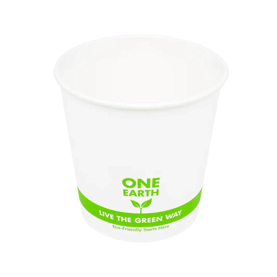 24oz Eco-Friendly Gourmet Paper Food Container (114.6mm), Generic Print