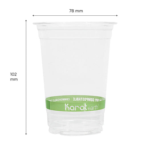 78mm 10oz PLA Eco-Friendly Cup, Generic Print