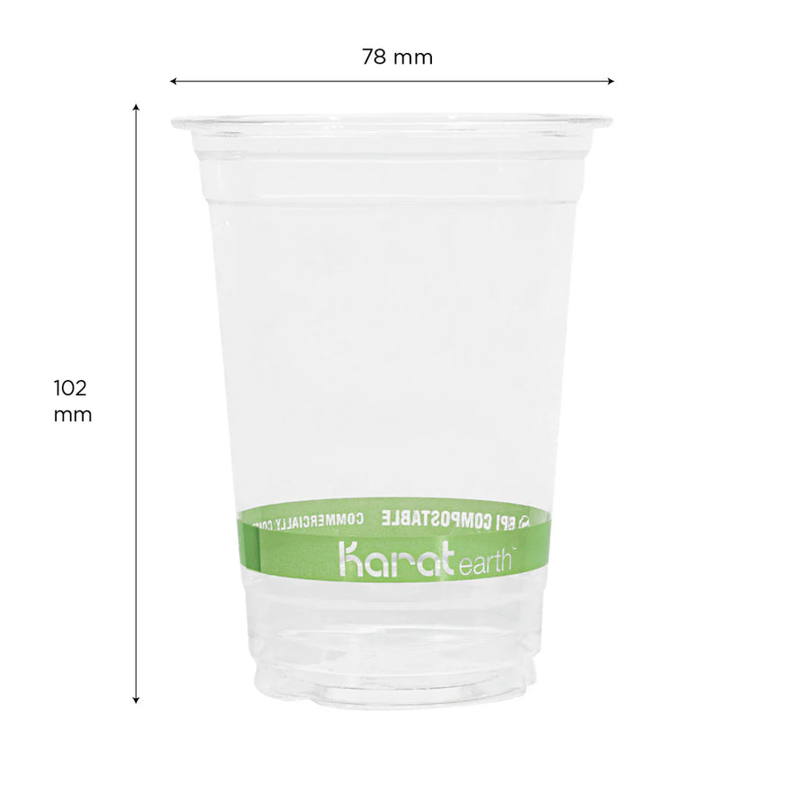78mm 10oz PLA Eco-Friendly Cup, Generic Print