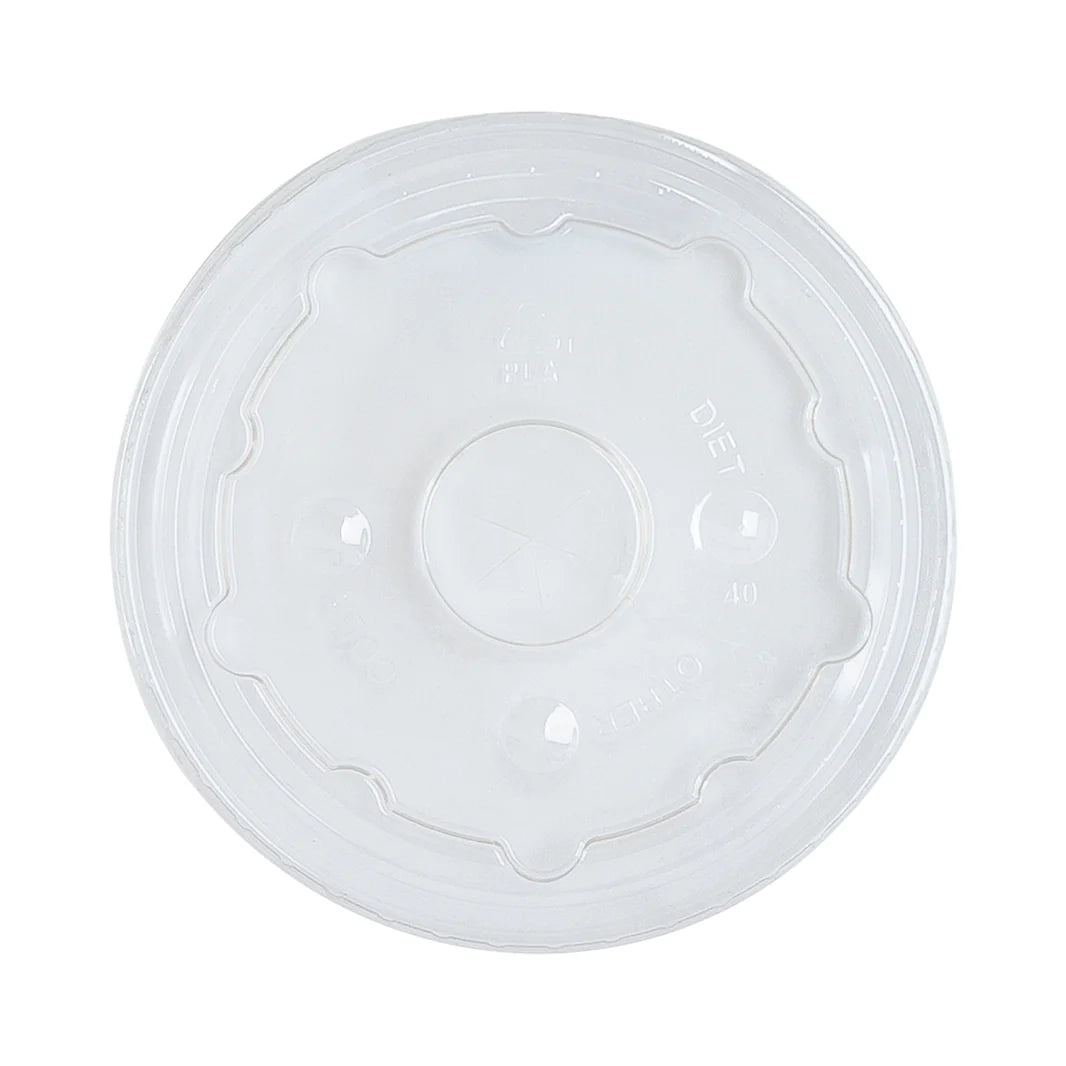 115mm PLA Flat Lids for 44oz Paper Cold Cup