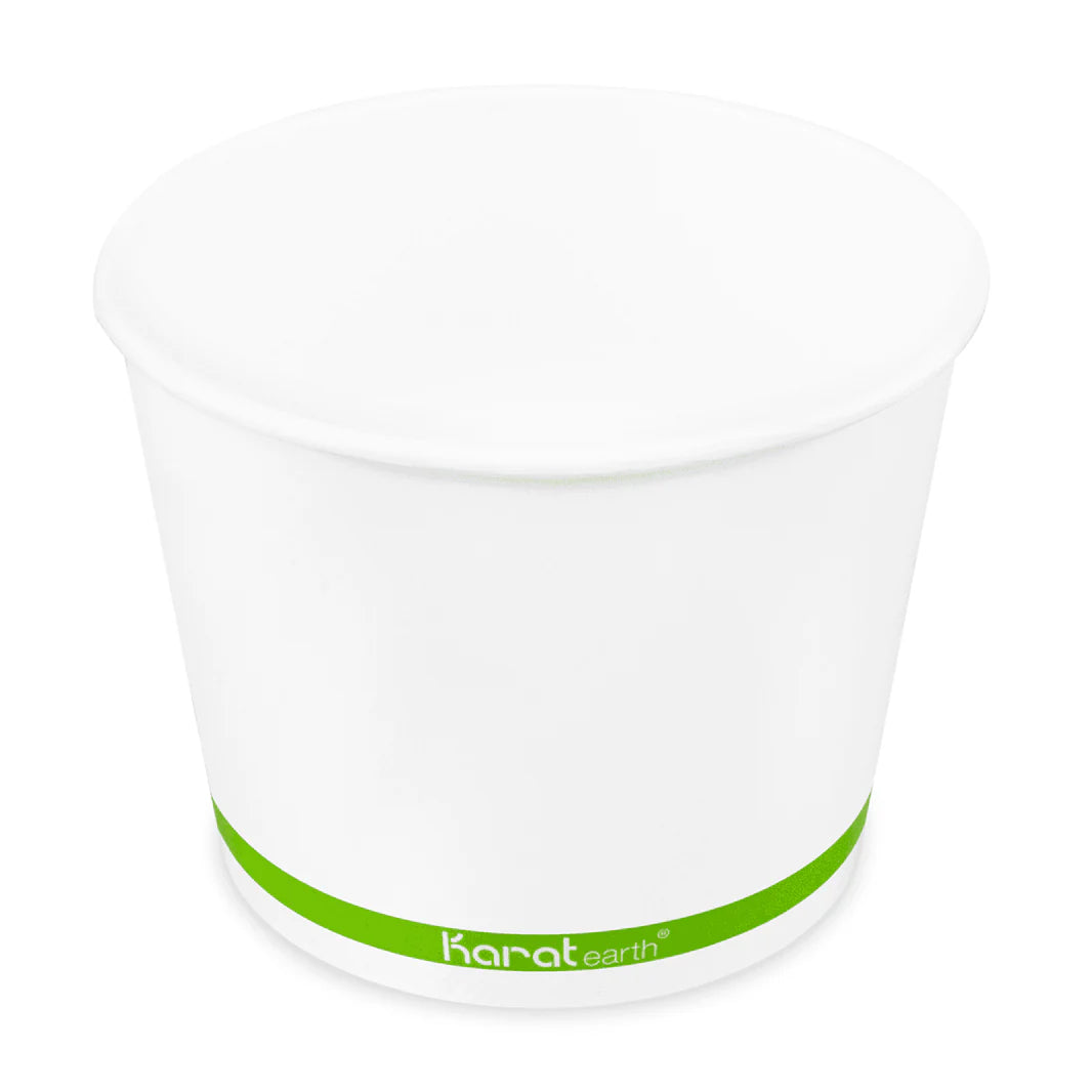 32oz Eco-Friendly Paper Food Containers (140.5mm), Generic Print