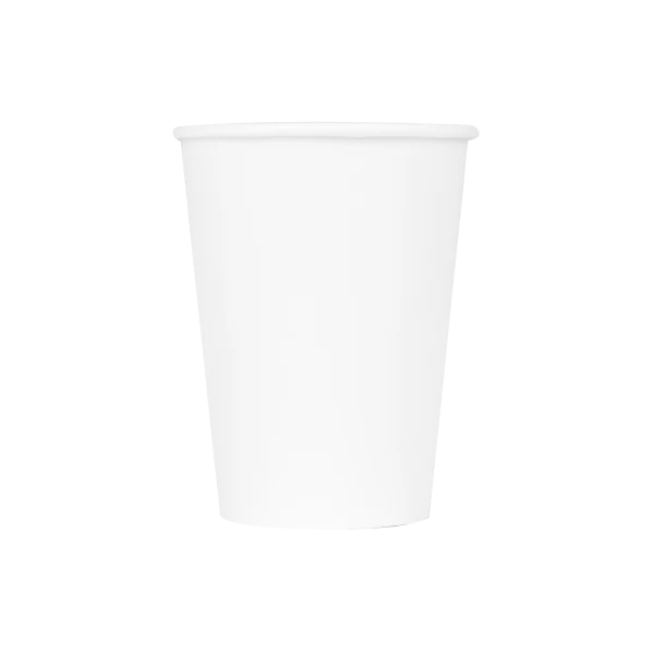 90mm 12oz Paper Hot Cup, White