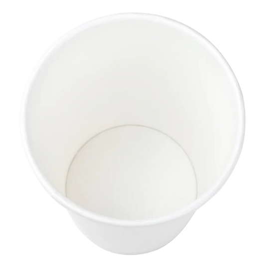 90mm 12oz Paper Hot Cup, White