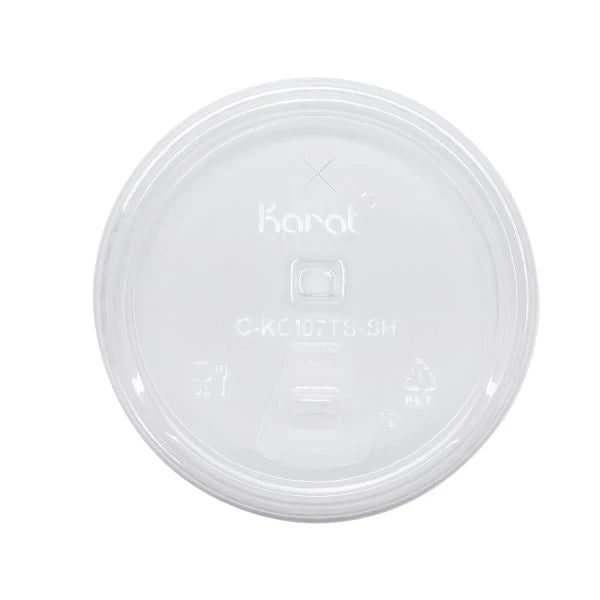 107mm Strawless Sipper Lid for 32oz PET Plastic Cup