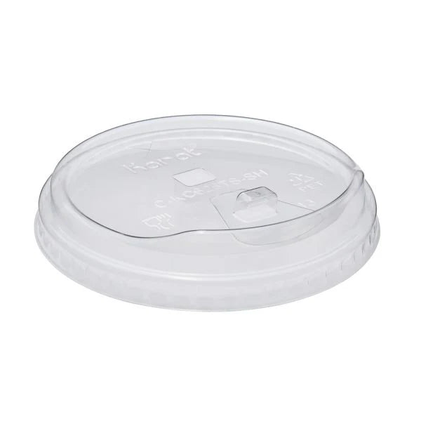 98mm PET Strawless Sipper Lid for 12-24oz PET Cup