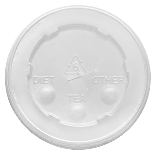 84mm PS Plastic Flat Lids