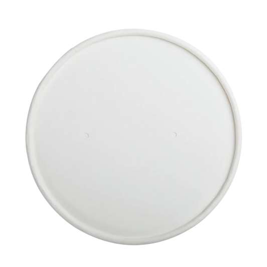 Paper lid for 32 oz Gourmet Paper Cold/Hot Food Containers
