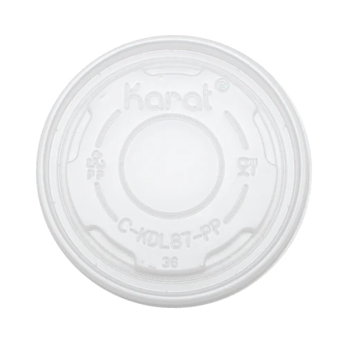 87mm PP Flat Lid for 5oz Food Container