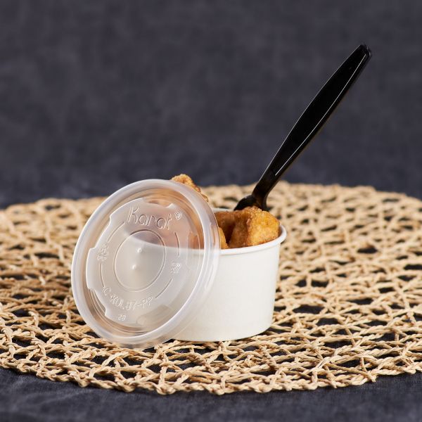 87mm PP Flat Lid for 5oz Food Container