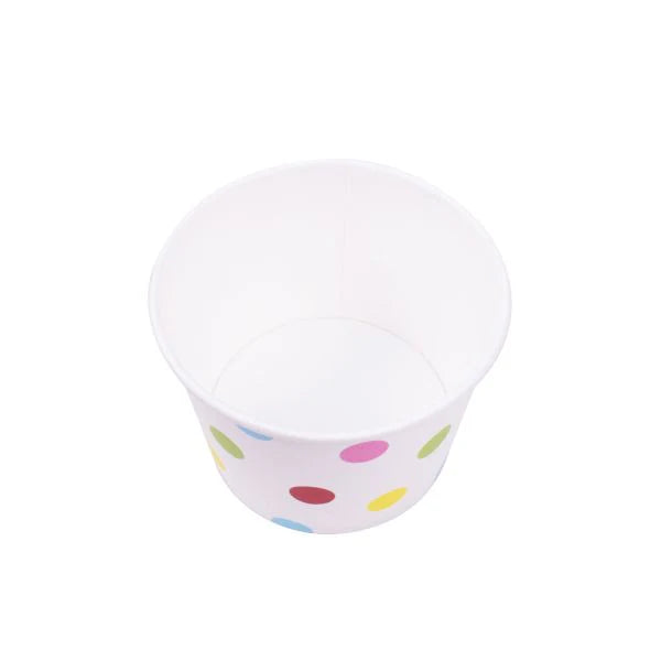 12oz Food Containers (100mm), Dots Print