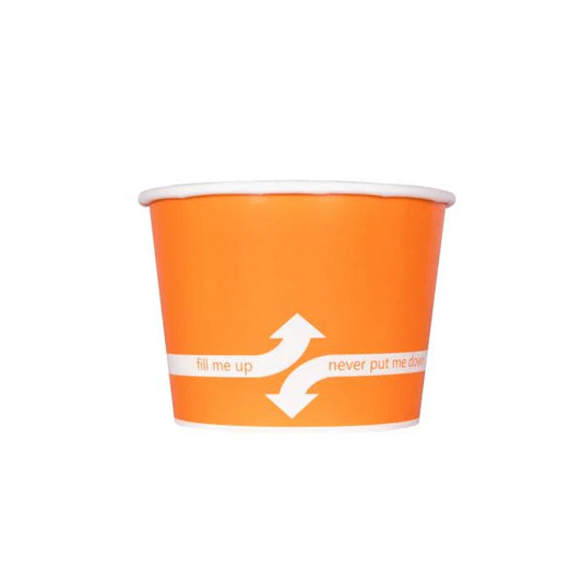 12oz Food Containers (100mm), Orange