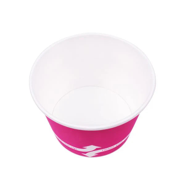 12oz Food Containers (100mm), Pink