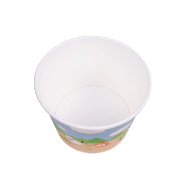 12oz Food Containers (100mm), Safari Print