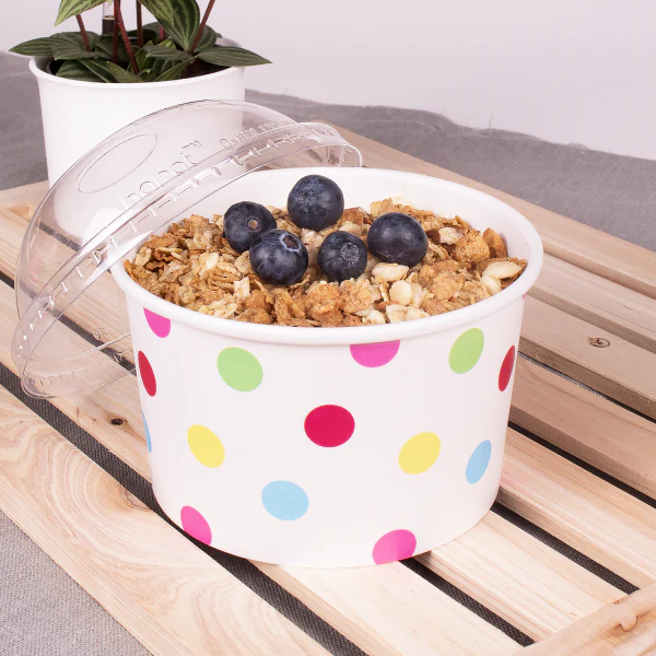 20oz Food Containers (127mm), Dots
