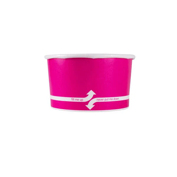 5oz Food Containers (87mm), Pink