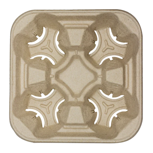 Biodegradable Cup Holder, for 4 cups