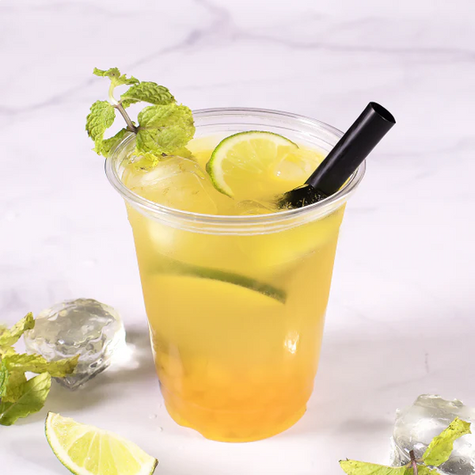 5.75" Boba Sample Straws (10mm) Unwrapped - Black