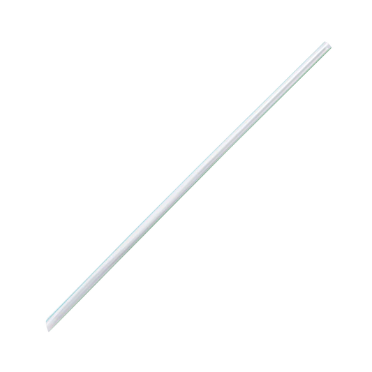 9" Jumbo Straws (5mm) Unwrapped, Mixed Striped Colors