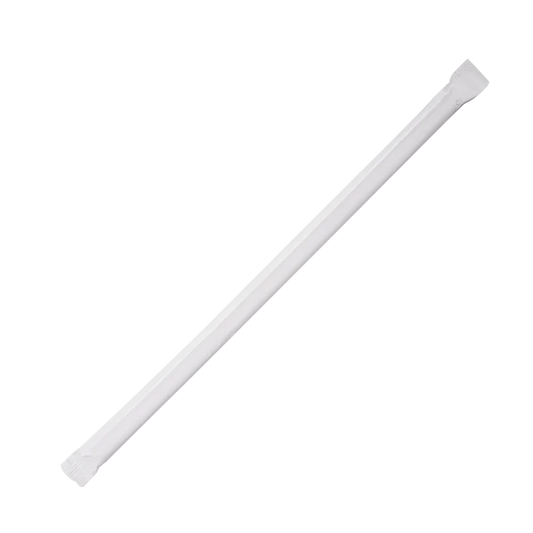 7.75" Clear Straws (5mm) Paper Wrapper