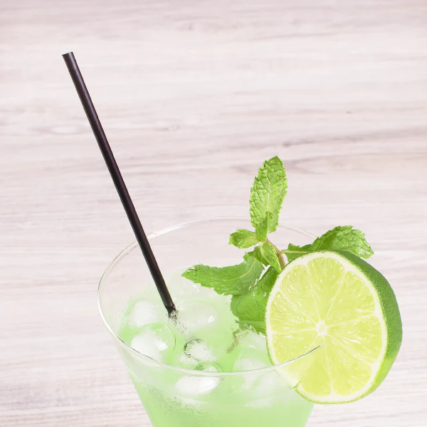 7.5" Stir Straws (3mm), Black