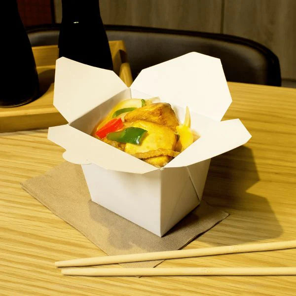 16 oz Food Pail / Paper Take-out Container, White