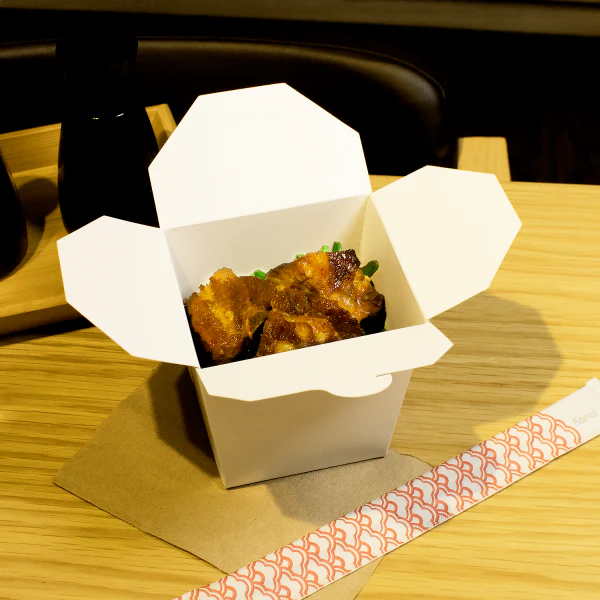 26 oz Food Pail / Paper Take-out Container, White