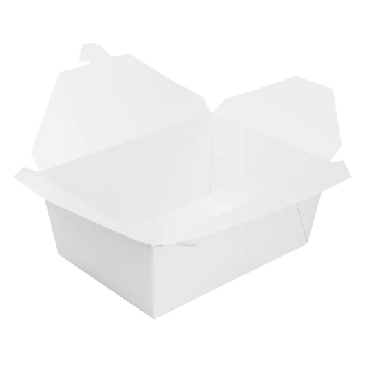 110 fl oz Fold-To-Go Box #4, White