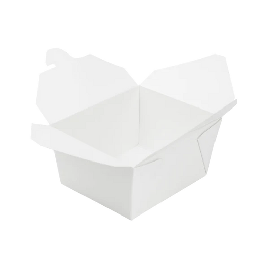 30 fl oz. Fold-To-Go Box #1, White