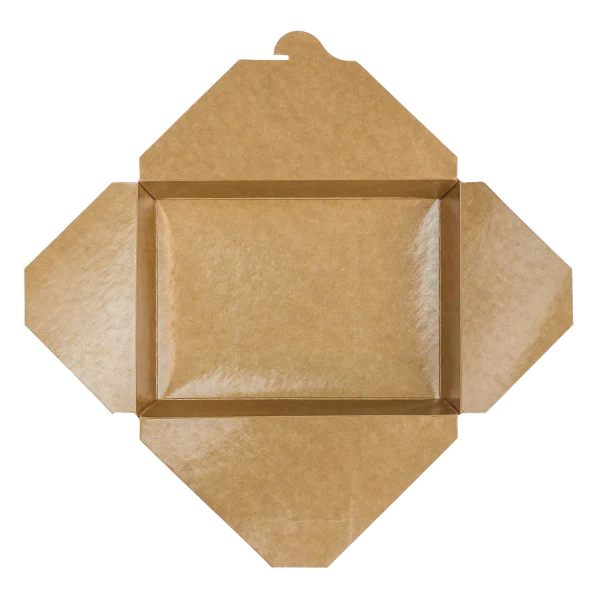 54 fl oz Fold-To-Go Box #2, Kraft