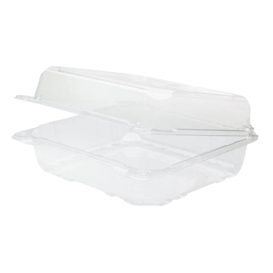 8"x8" PET Plastic Hinged Containers