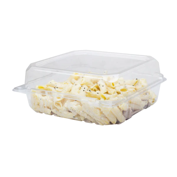 8"x8" PET Plastic Hinged Containers