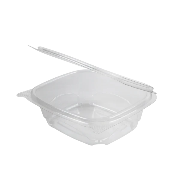 12 oz PET Plastic Hinged Deli Container